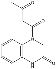 1-(3-oxo-1,2,3,4-tetrahydroquinoxalin-1-yl)butane-1,3-dione 结构式