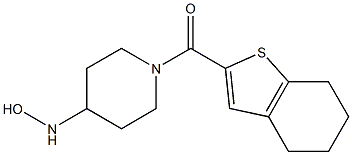 1-(4,5,6,7-tetrahydro-1-benzothiophen-2-ylcarbonyl)piperidine-4-hydroxylamine Structure