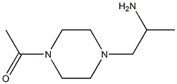 1-(4-acetylpiperazin-1-yl)propan-2-amine Structure