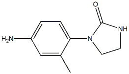 1-(4-amino-2-methylphenyl)imidazolidin-2-one 化学構造式