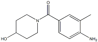 1-(4-amino-3-methylbenzoyl)piperidin-4-ol 化学構造式