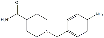 1-(4-aminobenzyl)piperidine-4-carboxamide Structure