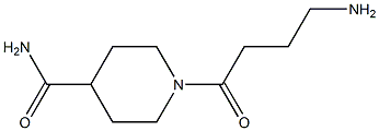 1-(4-aminobutanoyl)piperidine-4-carboxamide Structure