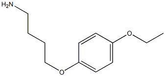 1-(4-aminobutoxy)-4-ethoxybenzene 结构式