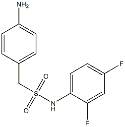 1-(4-aminophenyl)-N-(2,4-difluorophenyl)methanesulfonamide|