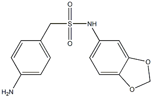 1-(4-aminophenyl)-N-(2H-1,3-benzodioxol-5-yl)methanesulfonamide