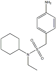 1-(4-aminophenyl)-N-cyclohexyl-N-ethylmethanesulfonamide