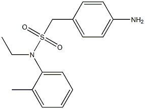 1-(4-aminophenyl)-N-ethyl-N-(2-methylphenyl)methanesulfonamide Structure