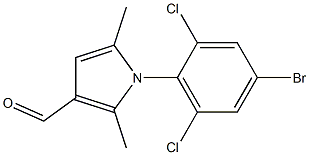  1-(4-bromo-2,6-dichlorophenyl)-2,5-dimethyl-1H-pyrrole-3-carbaldehyde