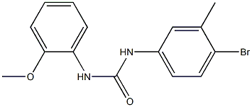 1-(4-bromo-3-methylphenyl)-3-(2-methoxyphenyl)urea Structure