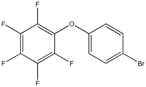 1-(4-bromophenoxy)-2,3,4,5,6-pentafluorobenzene Struktur