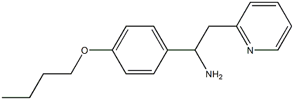 1-(4-butoxyphenyl)-2-(pyridin-2-yl)ethan-1-amine Structure