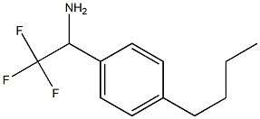 1-(4-butylphenyl)-2,2,2-trifluoroethan-1-amine 结构式