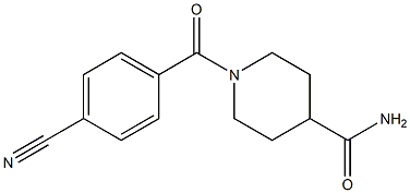 1-(4-cyanobenzoyl)piperidine-4-carboxamide Structure