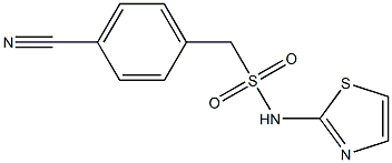 1-(4-cyanophenyl)-N-(1,3-thiazol-2-yl)methanesulfonamide|