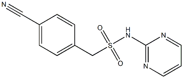 1-(4-cyanophenyl)-N-(pyrimidin-2-yl)methanesulfonamide|