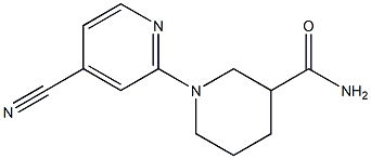 1-(4-cyanopyridin-2-yl)piperidine-3-carboxamide