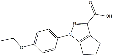 1-(4-ethoxyphenyl)-1,4,5,6-tetrahydrocyclopenta[c]pyrazole-3-carboxylic acid Structure