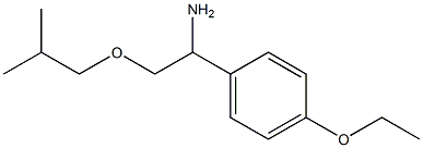1-(4-ethoxyphenyl)-2-(2-methylpropoxy)ethan-1-amine Structure