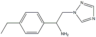 1-(4-ethylphenyl)-2-(1H-1,2,4-triazol-1-yl)ethan-1-amine