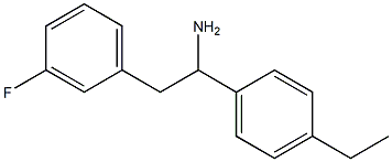 1-(4-ethylphenyl)-2-(3-fluorophenyl)ethan-1-amine Structure