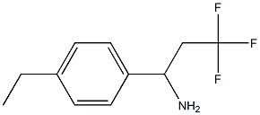 1-(4-ethylphenyl)-3,3,3-trifluoropropan-1-amine Structure