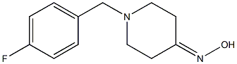 1-(4-fluorobenzyl)piperidin-4-one oxime Struktur