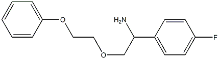 1-(4-fluorophenyl)-2-(2-phenoxyethoxy)ethan-1-amine Structure