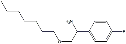 1-(4-fluorophenyl)-2-(heptyloxy)ethan-1-amine Structure