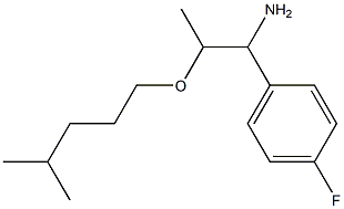 1-(4-fluorophenyl)-2-[(4-methylpentyl)oxy]propan-1-amine Structure