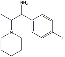 1-(4-fluorophenyl)-2-piperidin-1-ylpropan-1-amine