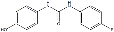 1-(4-fluorophenyl)-3-(4-hydroxyphenyl)urea Structure