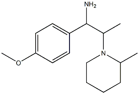 1-(4-methoxyphenyl)-2-(2-methylpiperidin-1-yl)propan-1-amine