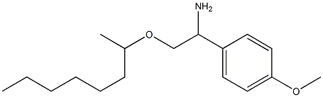 1-(4-methoxyphenyl)-2-(octan-2-yloxy)ethan-1-amine 结构式