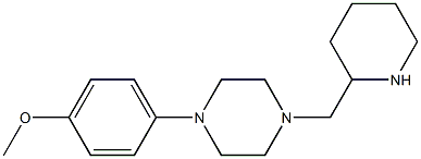 1-(4-methoxyphenyl)-4-(piperidin-2-ylmethyl)piperazine Structure