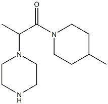 1-(4-methylpiperidin-1-yl)-2-(piperazin-1-yl)propan-1-one|