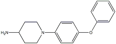 1-(4-phenoxyphenyl)piperidin-4-amine 结构式