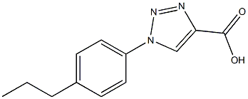 1-(4-propylphenyl)-1H-1,2,3-triazole-4-carboxylic acid