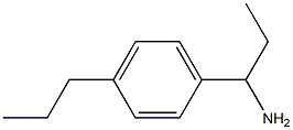 1-(4-propylphenyl)propan-1-amine Struktur