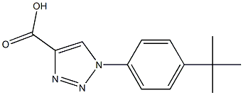 1-(4-tert-butylphenyl)-1H-1,2,3-triazole-4-carboxylic acid Structure