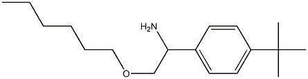 1-(4-tert-butylphenyl)-2-(hexyloxy)ethan-1-amine Structure