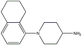1-(5,6,7,8-tetrahydronaphthalen-1-yl)piperidin-4-amine,,结构式