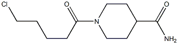  1-(5-chloropentanoyl)piperidine-4-carboxamide