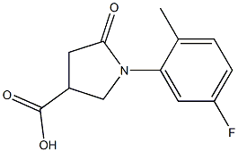 1-(5-fluoro-2-methylphenyl)-5-oxopyrrolidine-3-carboxylic acid