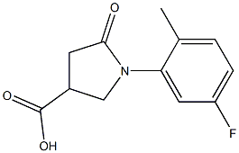  1-(5-fluoro-2-methylphenyl)-5-oxopyrrolidine-3-carboxylic acid