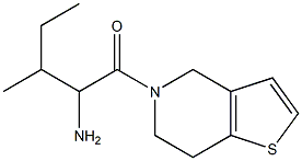 1-(6,7-dihydrothieno[3,2-c]pyridin-5(4H)-yl)-3-methyl-1-oxopentan-2-amine