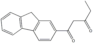 1-(9H-fluoren-2-yl)pentane-1,3-dione Structure