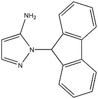 1-(9H-fluoren-9-yl)-1H-pyrazol-5-amine 化学構造式