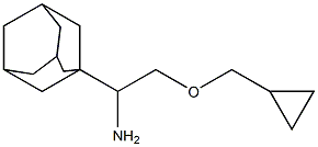 1-(adamantan-1-yl)-2-(cyclopropylmethoxy)ethan-1-amine Structure