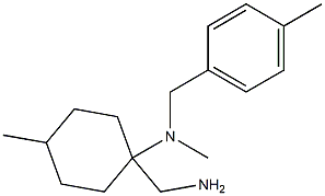 1-(aminomethyl)-N,4-dimethyl-N-[(4-methylphenyl)methyl]cyclohexan-1-amine